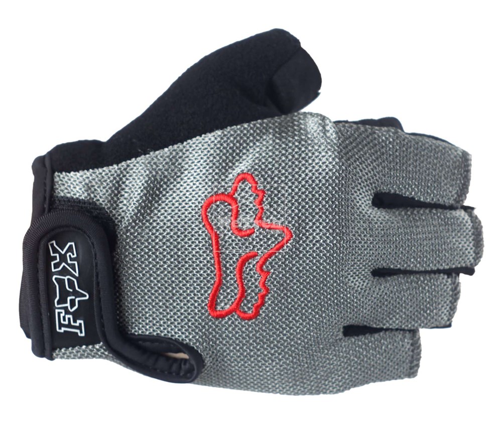 Găng tay xe đap hở ngón FOX - Ghi xám 898
