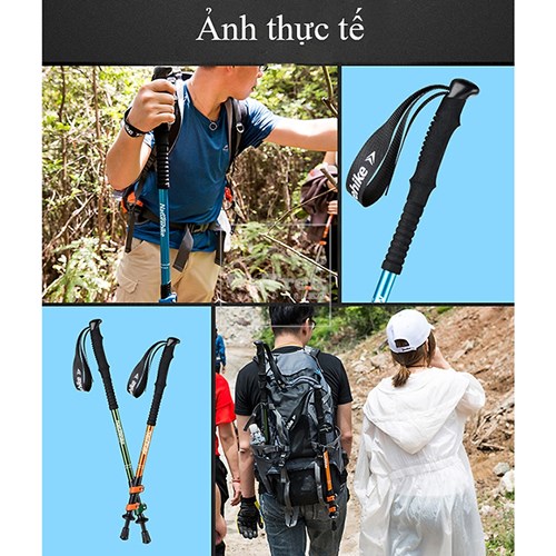 Gậy leo núi Naturehike Trekking Pole NH17D001-Z