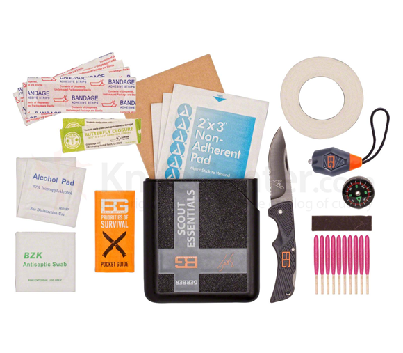 Hộp cứu sinh Gerber Bear Grylls Scout Essentials Kit Plastic Case