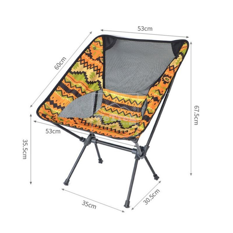 Ghế dã ngoại gấp gọn Campleader Foldable Lightweight - 9839