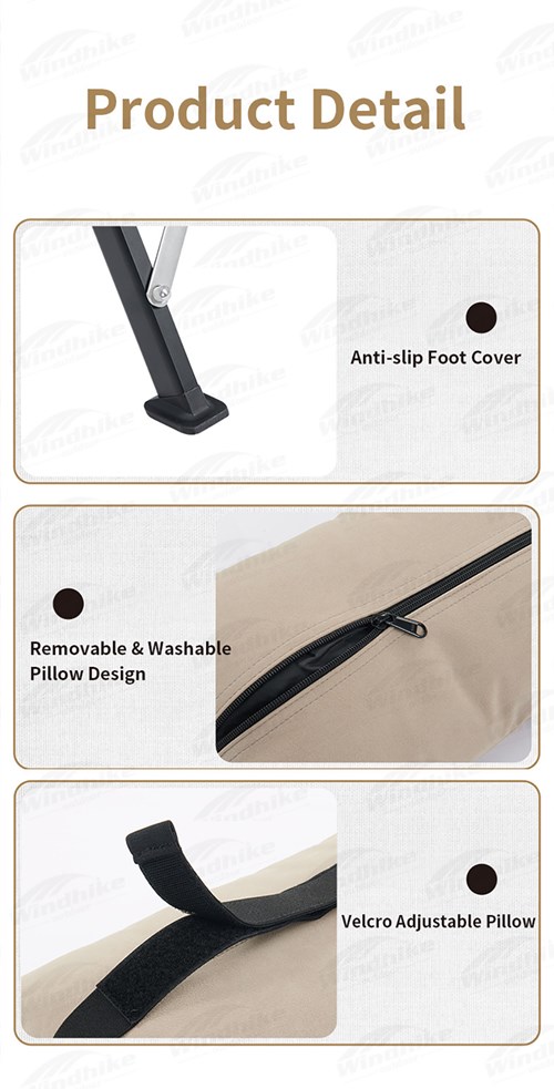 Ghế dã ngoại Naturehike Detachable Camping Chair NH22JU013