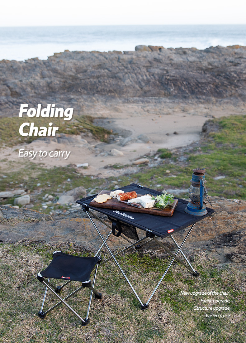Ghế đẩu gấp gọn Naturehike Aluminum Alloy Folding Stool NH20JJ019 - size L
