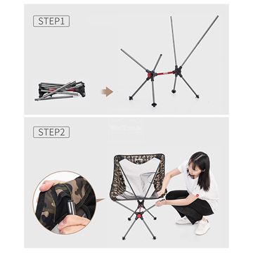 Ghế xếp có tựa lưng Naturehike Ultralight Folding Moon Chair NH19JJ005 - 9519