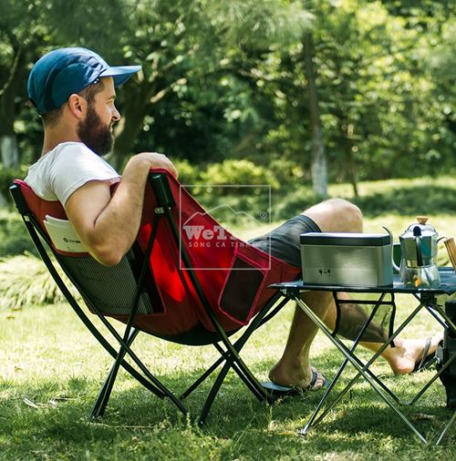 Ghế xếp có tựa lưng Thổ Cẩm Naturehike Portable Folding Moon Chair NH18X004-Y - 9528