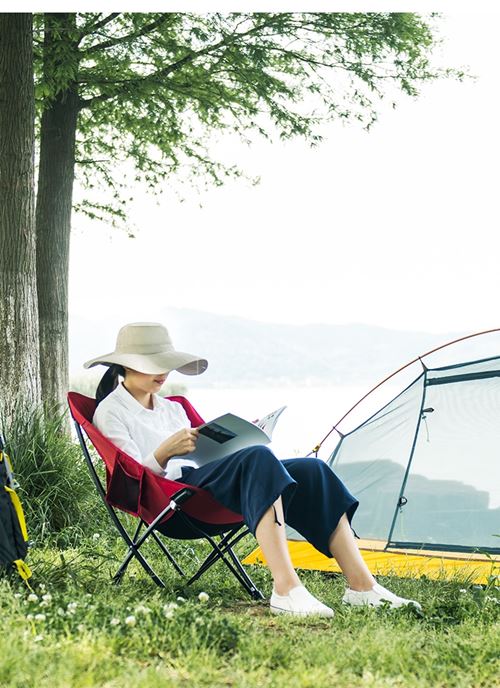 Ghế xếp có tựa lưng Thổ Cẩm Naturehike Portable Folding Moon Chair NH18X004-Y - 9528