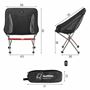 Ghế xếp có tựa lưng Naturehike Portable Folding Moon Chair NH18Y050-Z - 9518