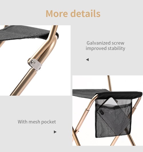 Ghế xếp có tựa lưng Naturehike Portable Ultralight Small Campstool NH18M001-Z - 9525