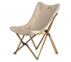 Ghế xếp có tựa lưng khung vân gỗ Naturehike Portable Folding Chair NH19Y001-Z - 9521