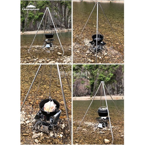 Giá treo nồi dã ngoại 4 chân Campingmoon MT-130