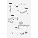 Giường xếp dã ngoại siêu nhẹ Naturehike Marching Bed Aluminum Alloy NH19X003-C