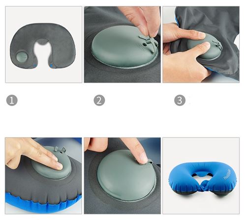 Gối du lịch bơm hơi Naturehike Inflatable Pillow NH18B010T - 9586