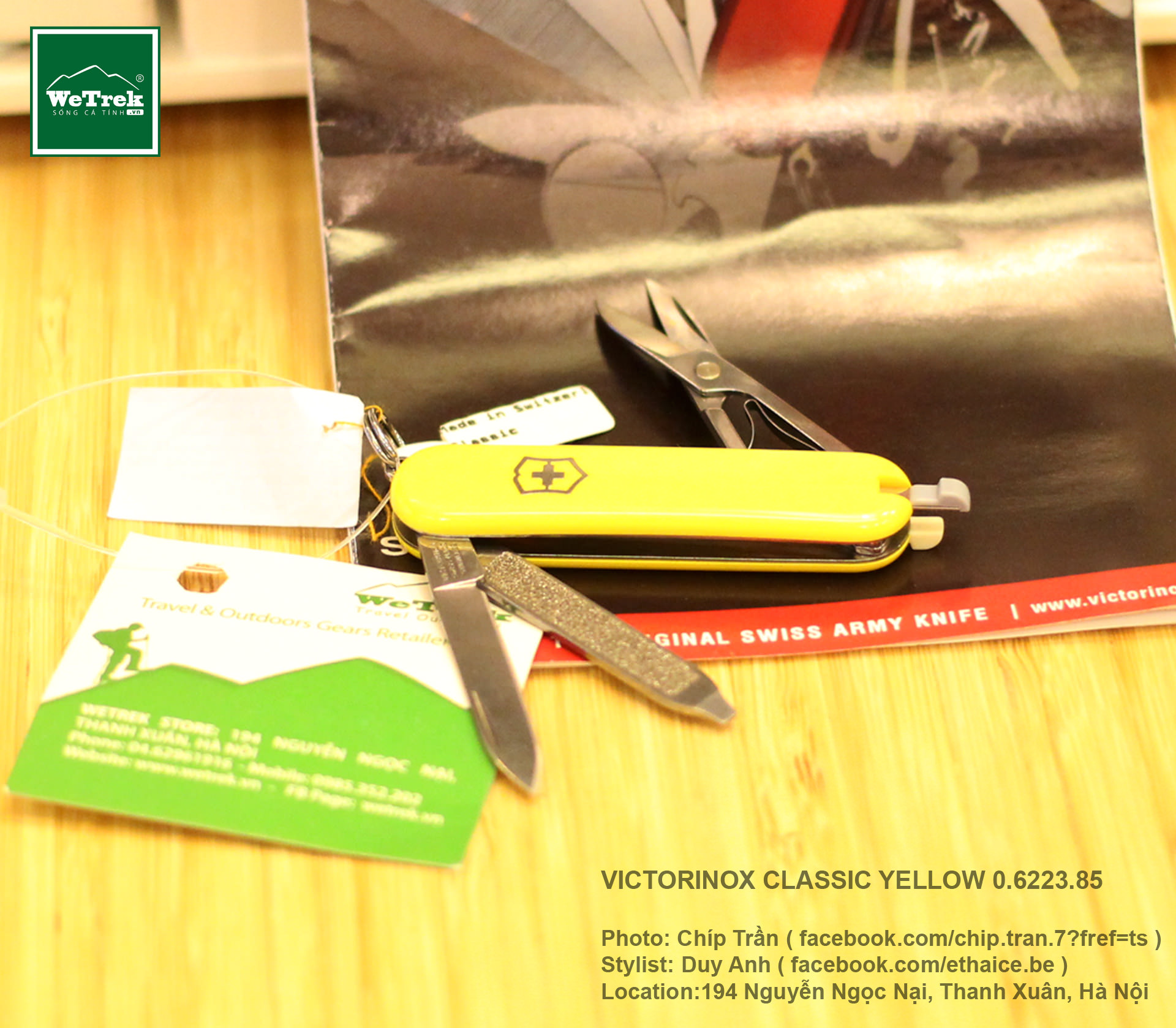 Dao đa năng VICTORINOX Classic Yellow 0.6223.8