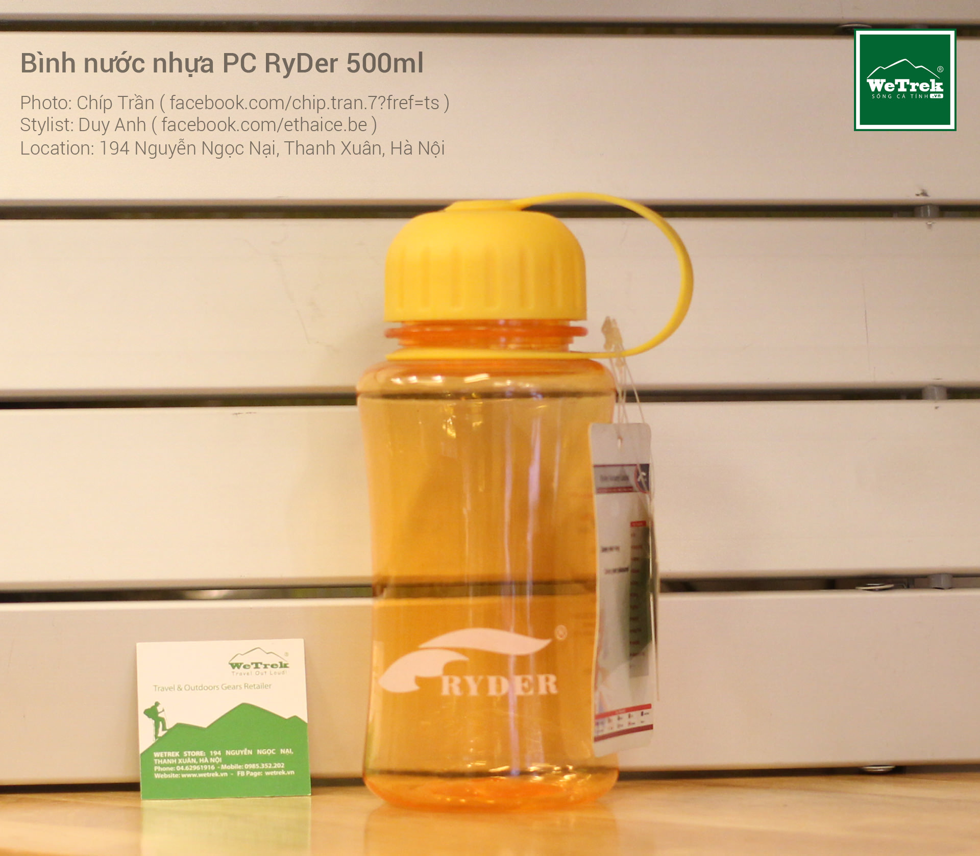 Bình nước du lịch RyDer 500ml