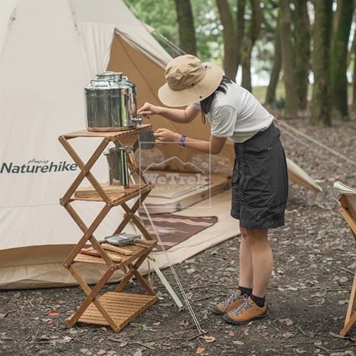 Kệ gỗ đa năng gấp gọn Glamping NatureHike NH20JJ016