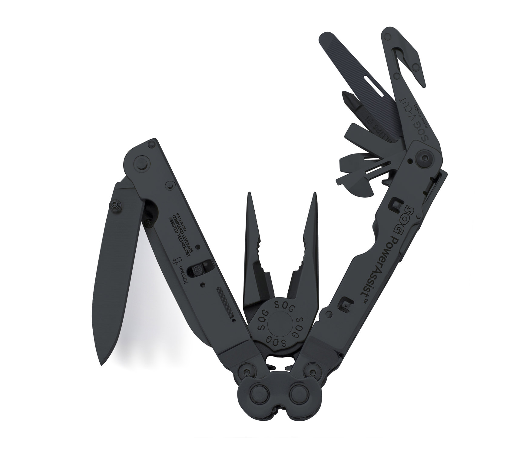 Kìm đa năng SOG PowerAssist Black Oxide