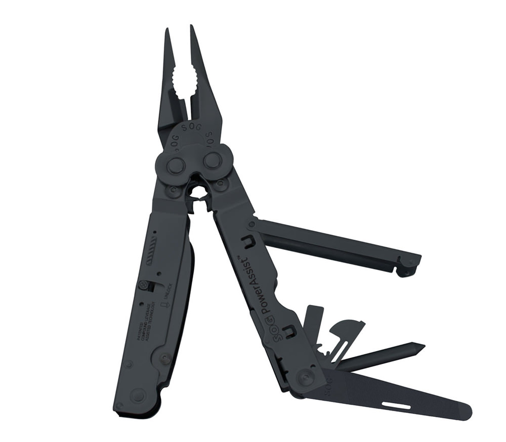 Kìm đa năng SOG PowerAssist EOD Black Oxide