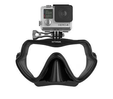 Kính lặn gắn máy quay GoPro OCTOMASK Frameless Black - 6825