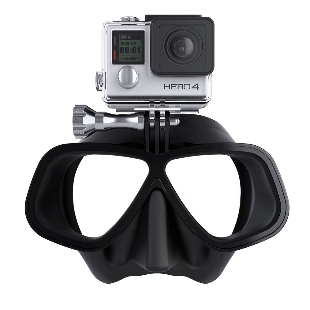 Kính lặn gắn máy quay GoPro OCTOMASK Freediver Black - 6826