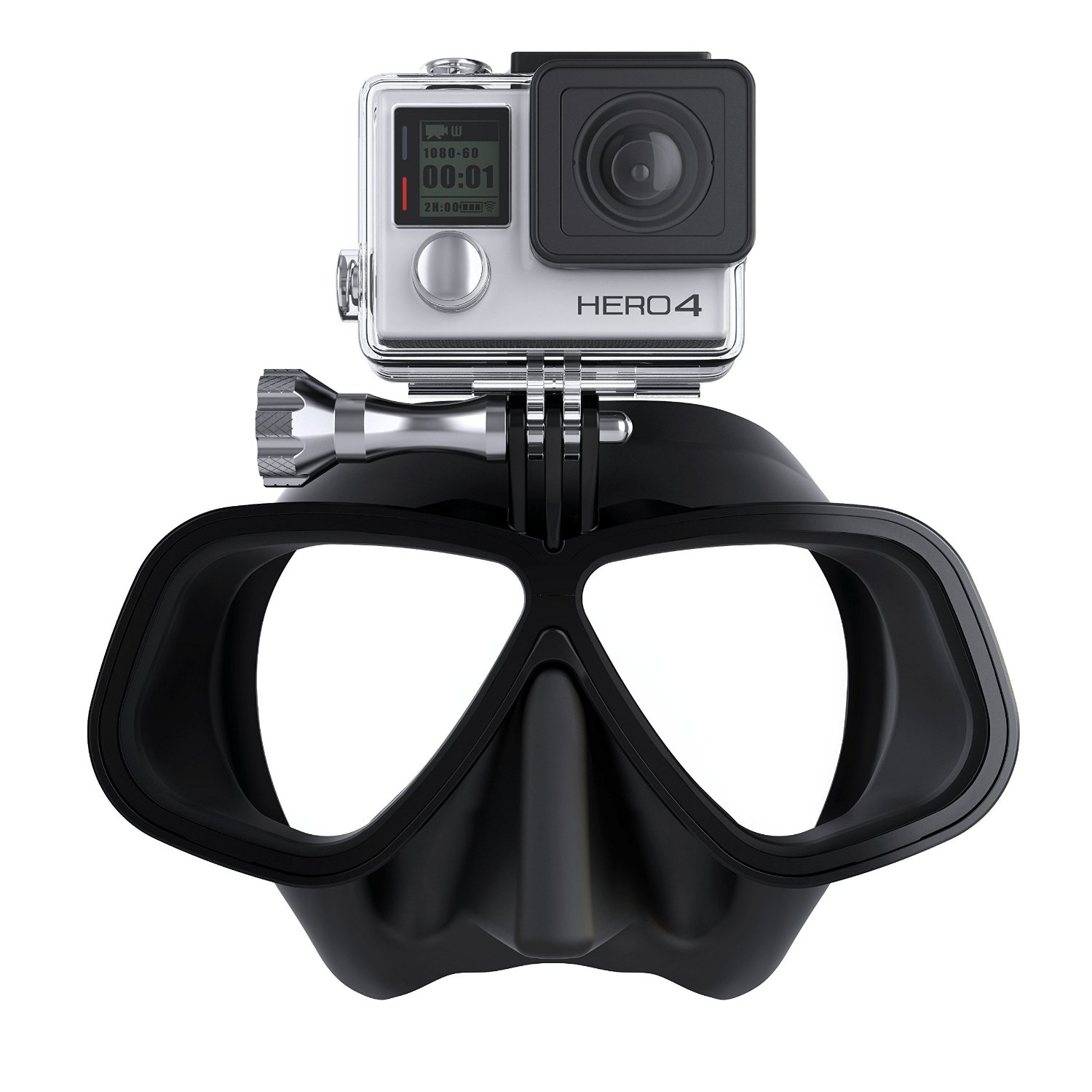 Kính lặn gắn máy quay GoPro OCTOMASK Freediver Black - 6826