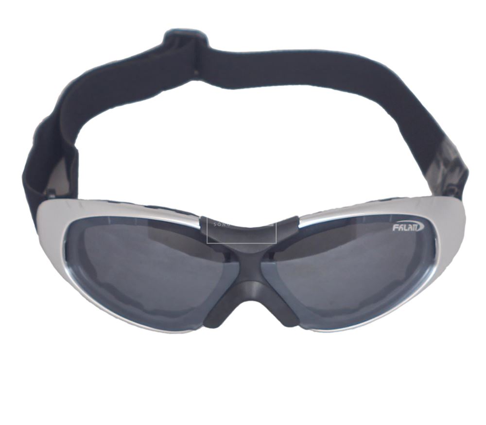 Kính xe máy FALANT FL8008 - Viền Bạc 4813