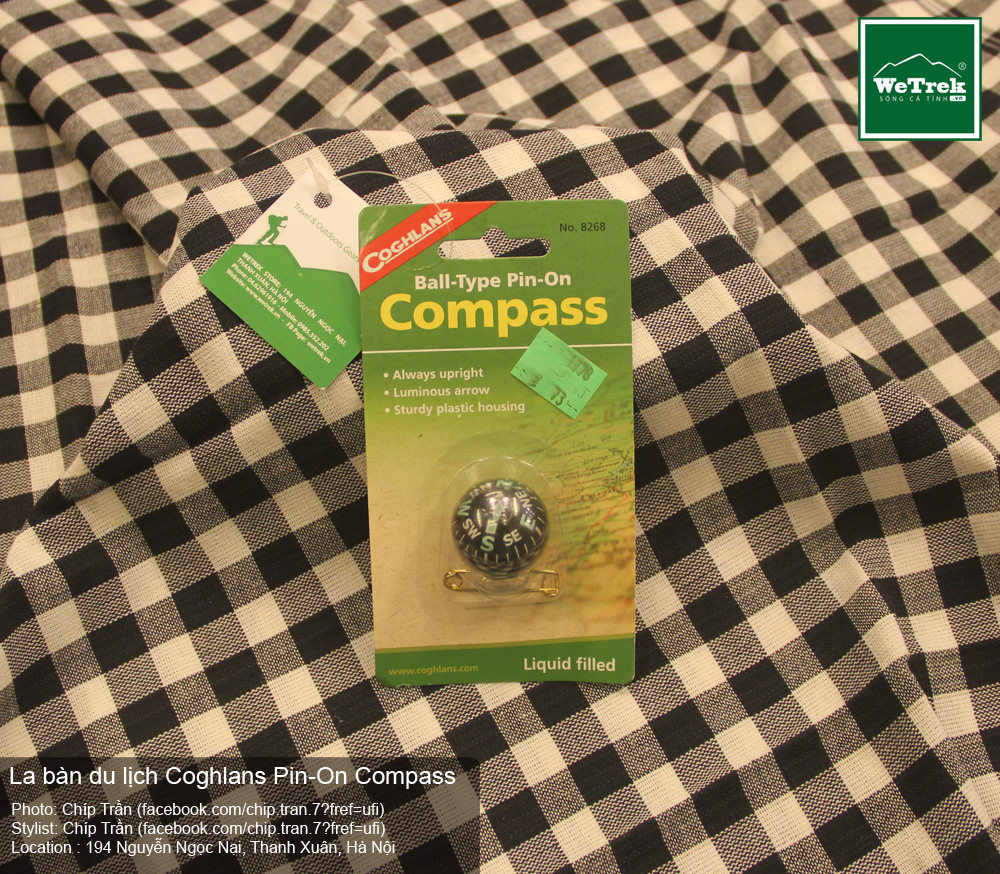 La bàn du lịch Coghlans Pin-On Compass