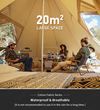 Lều 10 người Glamping Naturehike Brighten NH20ZP012