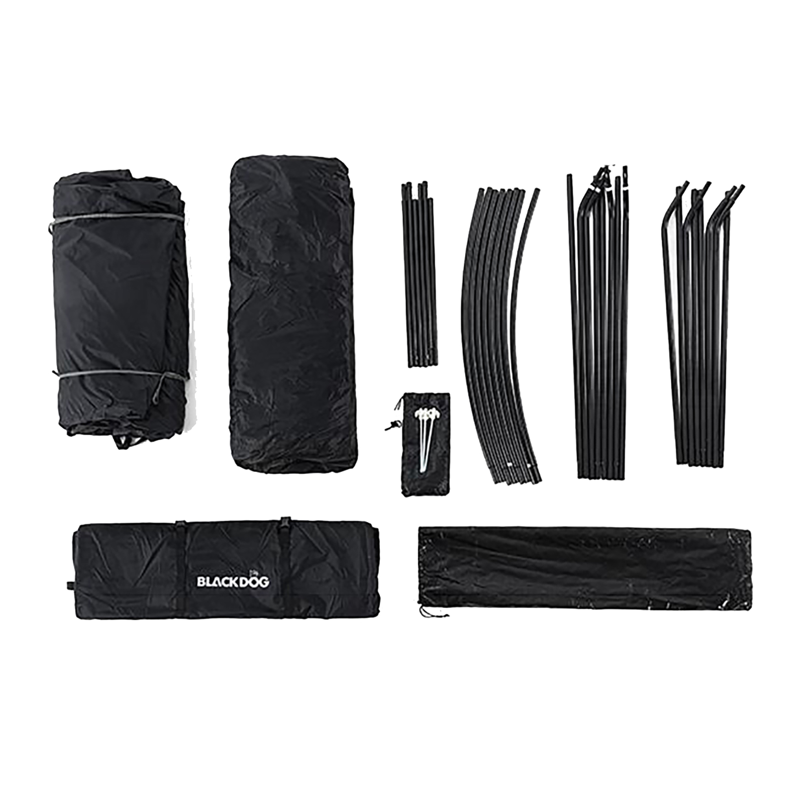 Lều 2 phòng 4 người Blackdog Big Tunnel Tent BD-ZP006