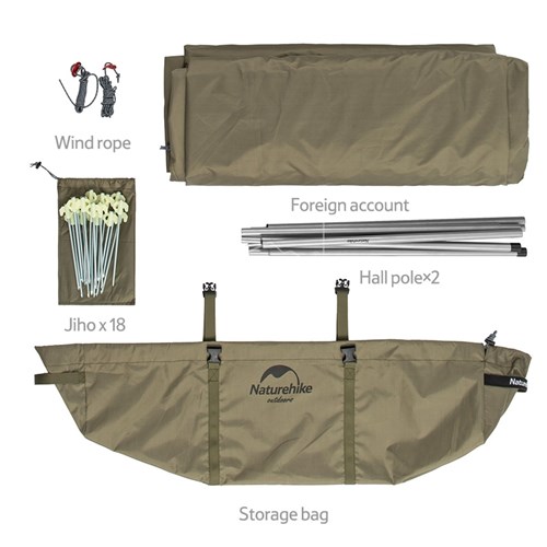 Lều 4 người Naturehike Automatic Family Cabin NH21ZP009