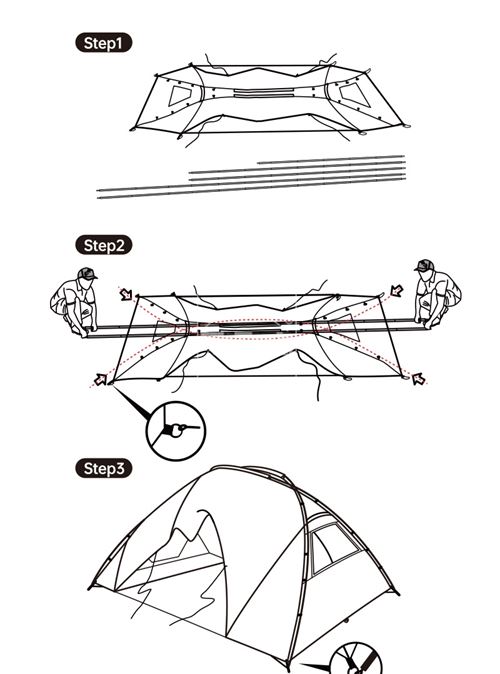 Lều bãi biển Naturehike X Structure NH20ZP116