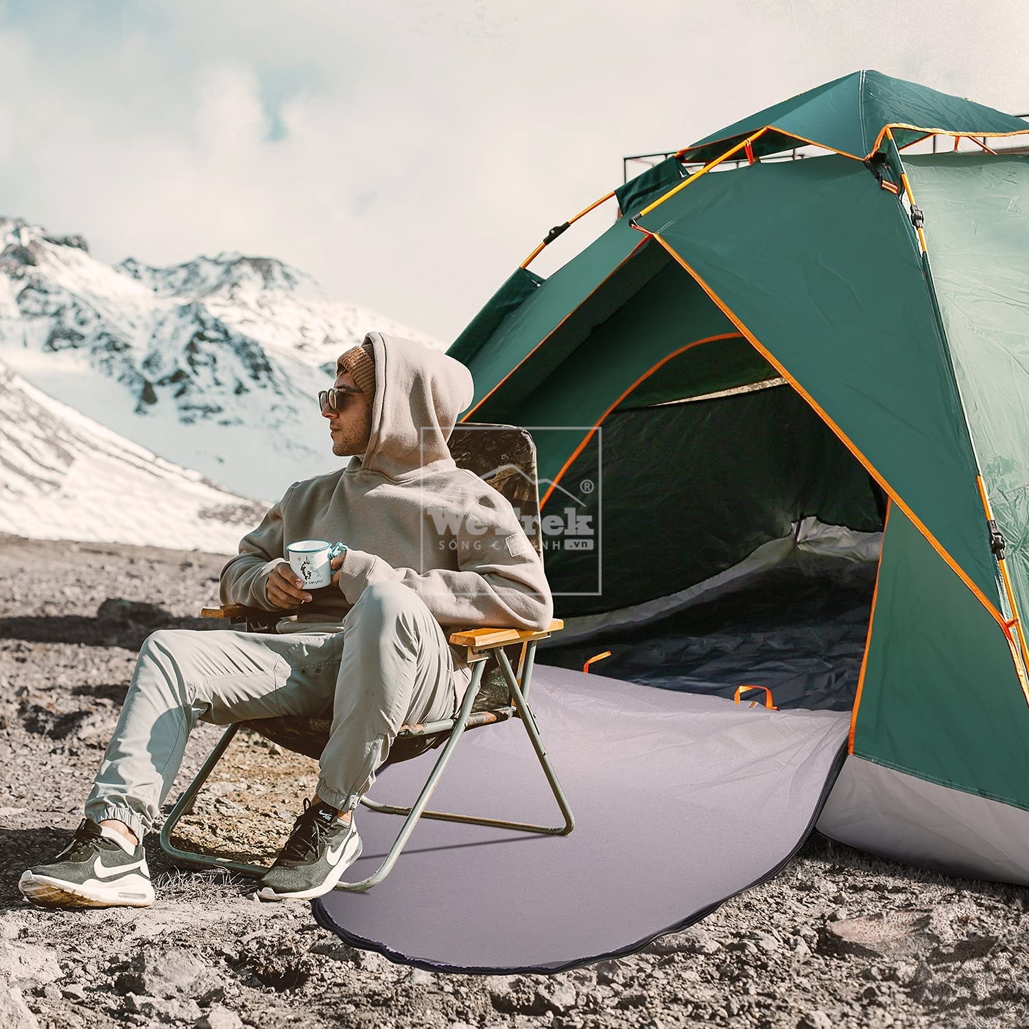 Lều tự bung 4 người Outdoor Esential Otwl không có cửa sổ