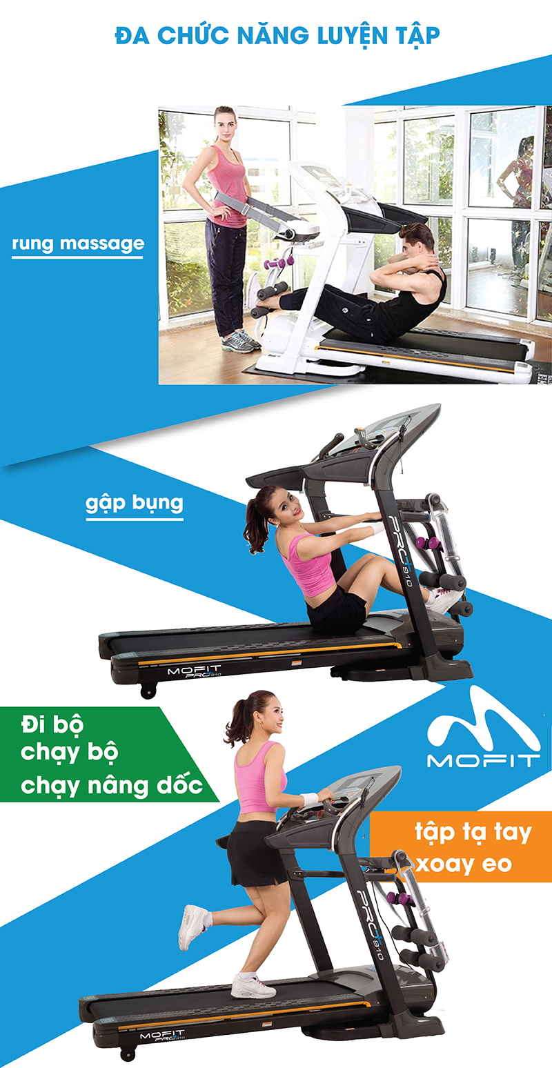 Máy chạy bộ Mofit PRO910
