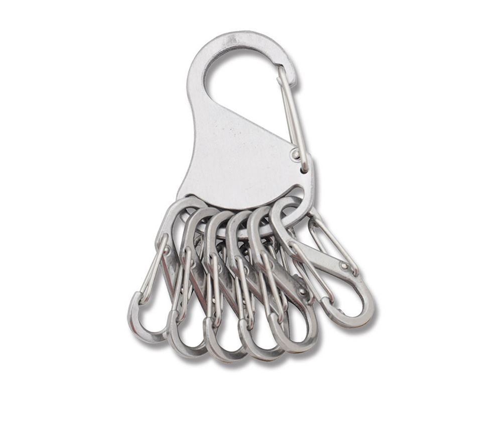 Móc chìa khóa NITE IZE S-Biner KeyRack Steel KRS-03-11 - Bạc 5157
