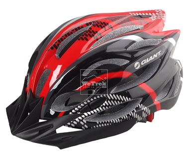 Mũ bảo hiểm xe đạp Giant - Đỏ đen 5089