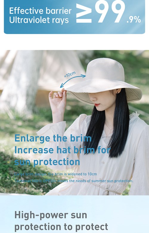 Mũ rộng vành Naturehike Sunscreen Protection NH21FS537