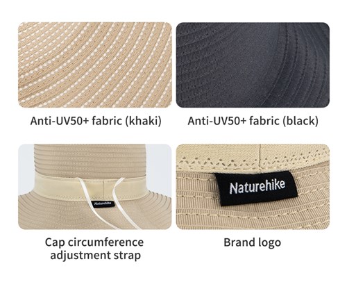 Mũ rộng vành Naturehike Sunscreen Protection NH21FS537