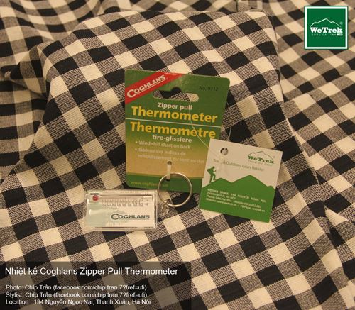 Nhiệt kế Coghlans Zipper Pull Thermometer