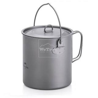 Nồi dã ngoại titanium 1250ml Naturehike Camping Pot NH18T303-C - 9663