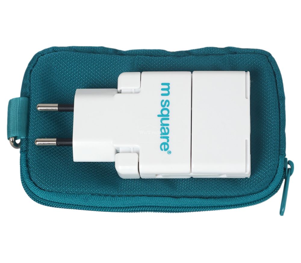 Phích cắm điện du lịch M Square Travel Plug E151612 White - 5630