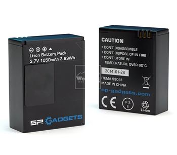 Pin phụ kiện SP máy quay GoPro SP 3,7V Battery - 6426