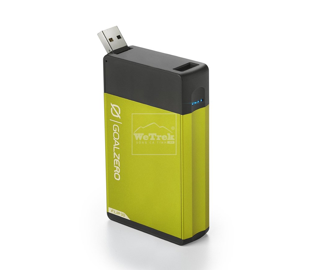 Pin sạc dự phòng Goal Zero Flip 30 Power Bank 21911 - 8262 Xanh lá