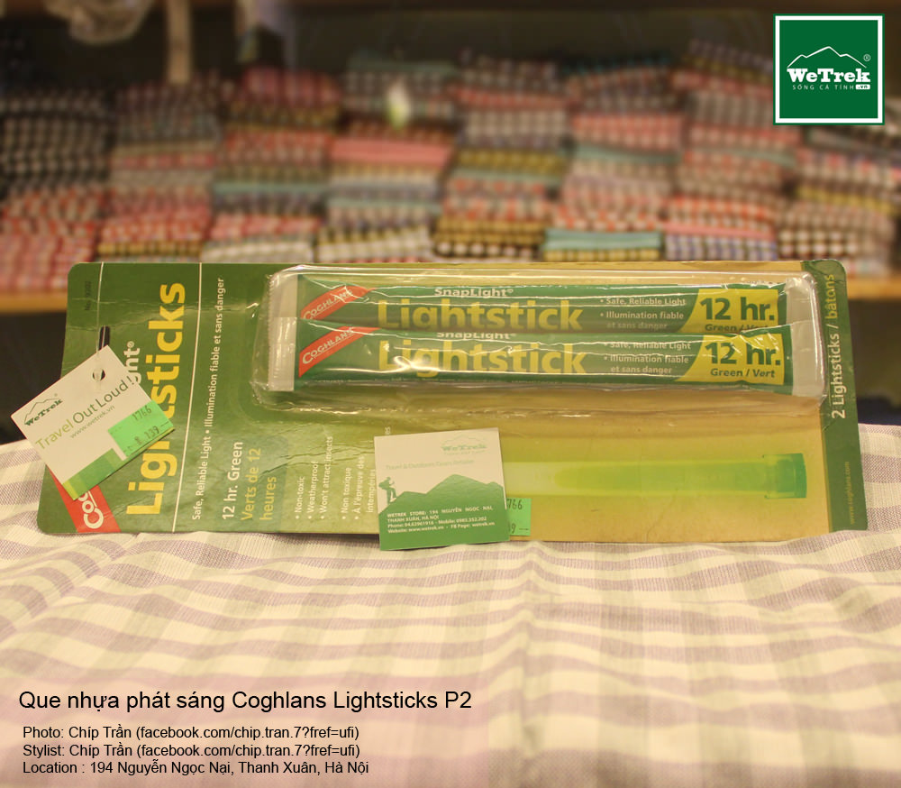 Que nhựa phát sáng Coghlans Lightsticks P2