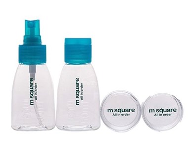 Set 4 lọ chiết mĩ phẩm du lịch Msquare 0139 - 9447
