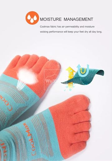 Tất chạy bộ xỏ ngón cổ cao Aonijie Toe Socks E4802