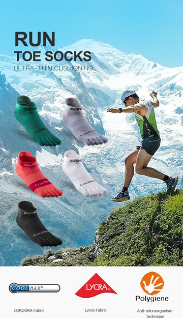 Tất chạy bộ xỏ ngón Aonijie Athletic Toe Socks E4110