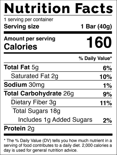 Thanh năng lượng vị xoài dừa Lecka Mango Coconut