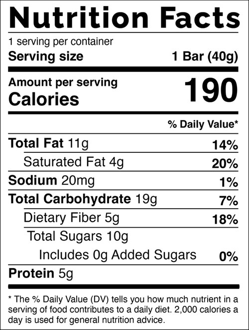 Thanh năng lượng vị cacao chuối Lecka Cacao Banana