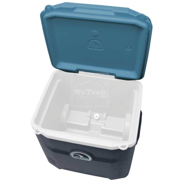 Thùng đá giữ lạnh 5 ngày có bánh xe kéo IGLOO MAXCOLD QUANTUM 49L - Xanh lam 9732