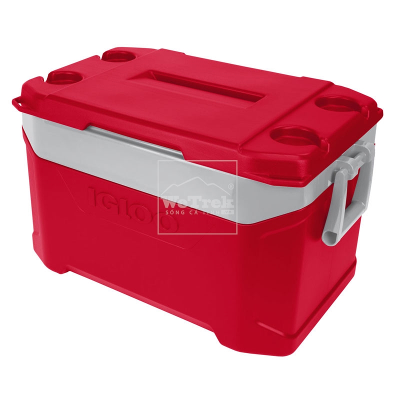 Thùng đá có bánh xe kéo IGLOO Latitude 47L - Đỏ - 9724