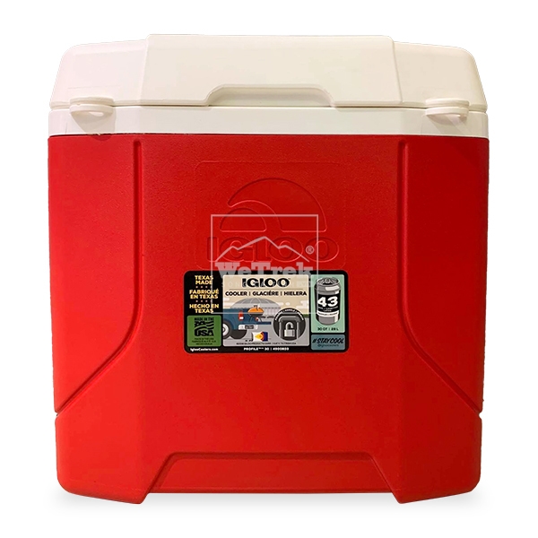 Thùng đá có bánh xe kéo IGLOO Profile 28L Roller - đỏ 9760