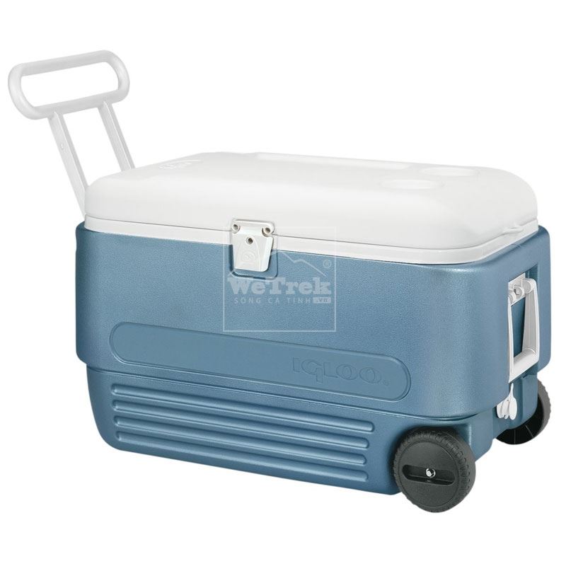 Thùng đá giữ lạnh 5 ngày có bánh xe kéo IGLOO MAXCOLD 57L - Xanh lam 9733
